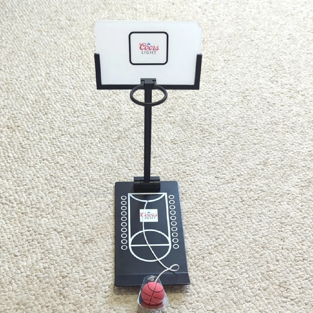Coors Light Mini Basketball Game - Black & White